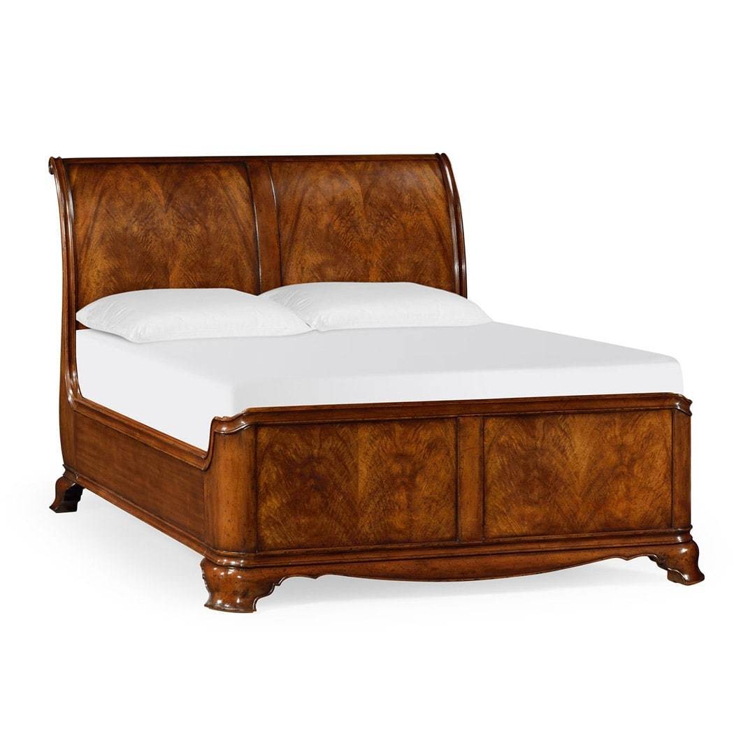 Кровать UK King Walnut Sleigh