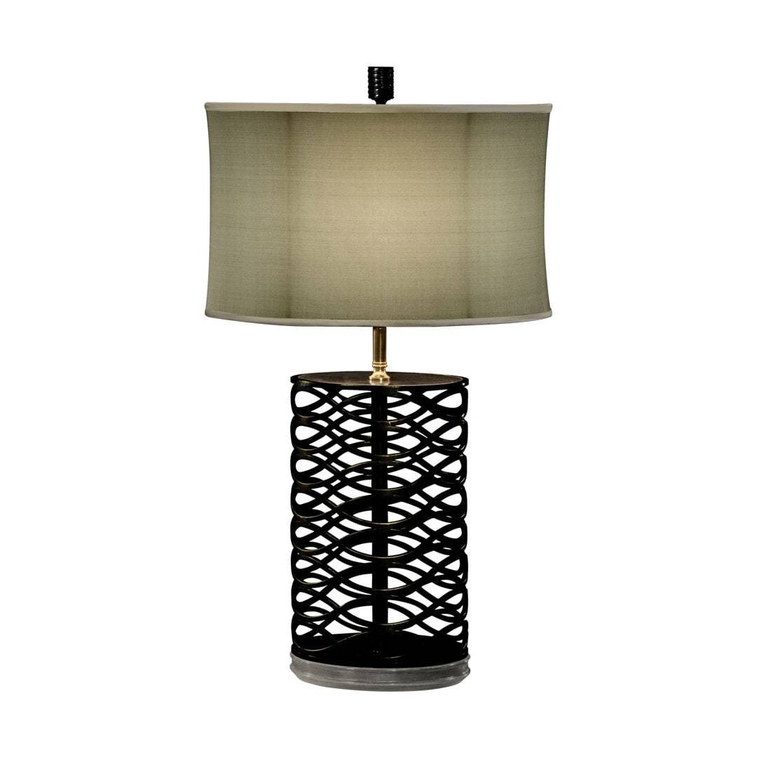 Настольная лампа Bronze Interlaced Iron