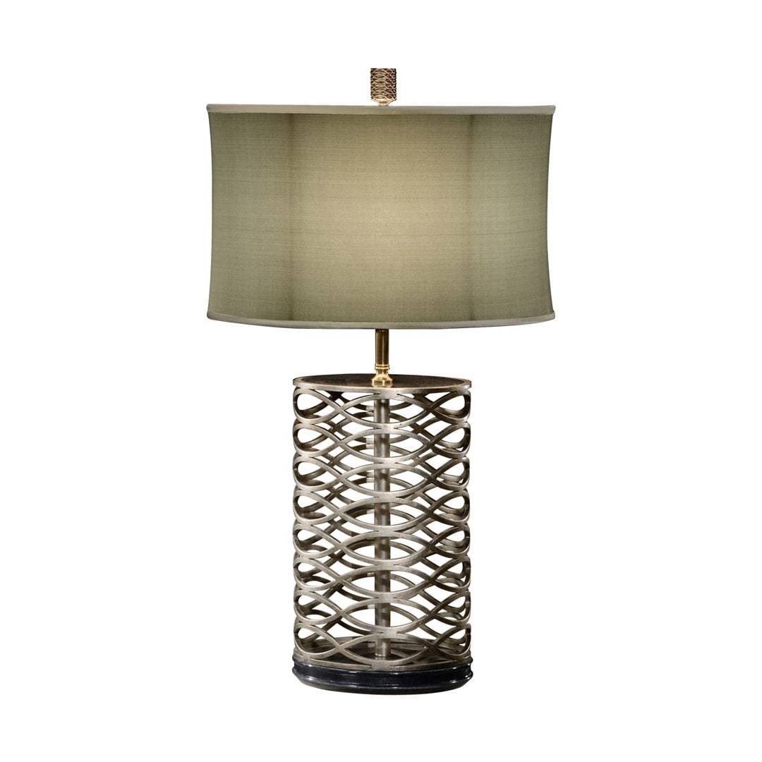 Настольная лампа Silver Interlaced Iron