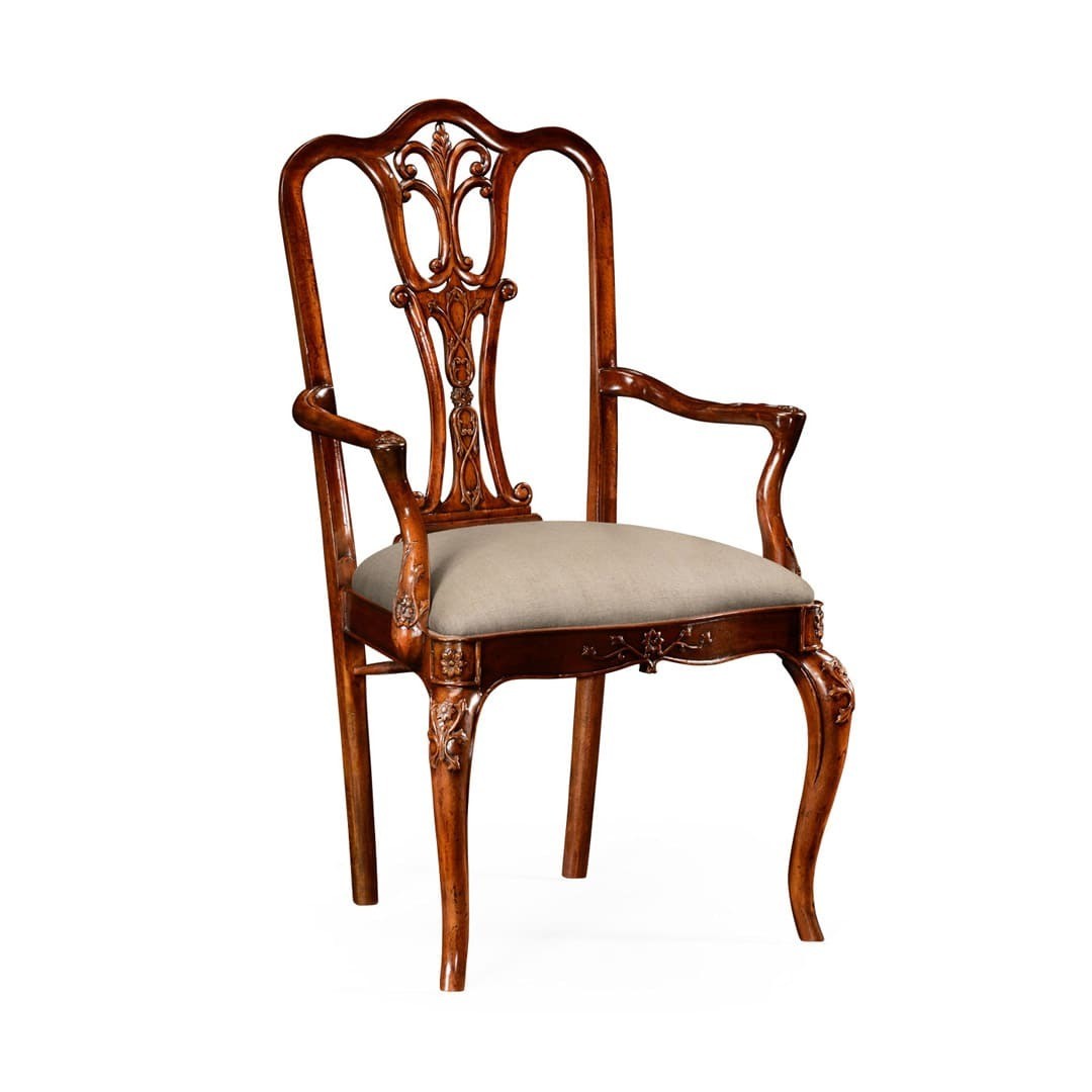 Обеденный стул Mahogany 18th century style (Arm)