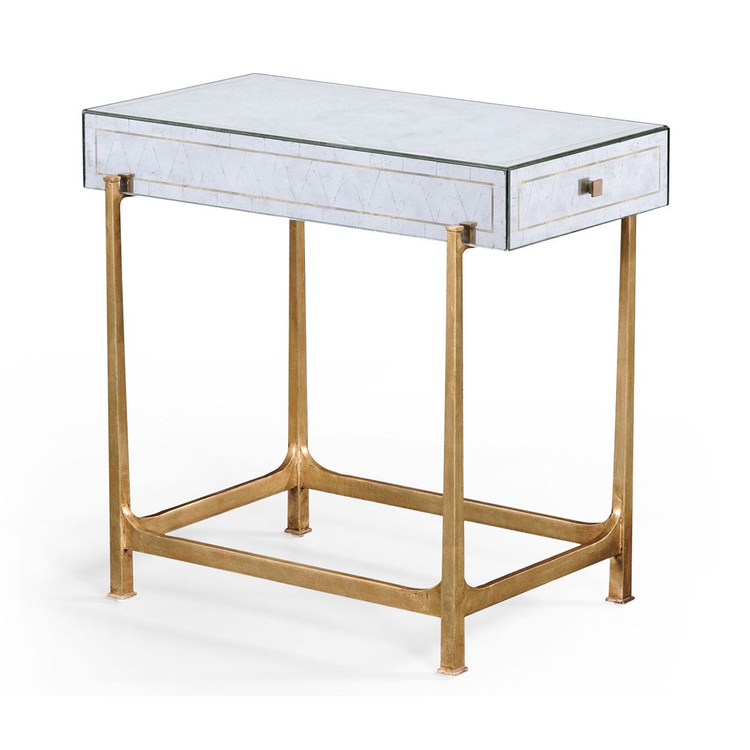 Приставной столик Eglomise & Gilded Iron Box Top