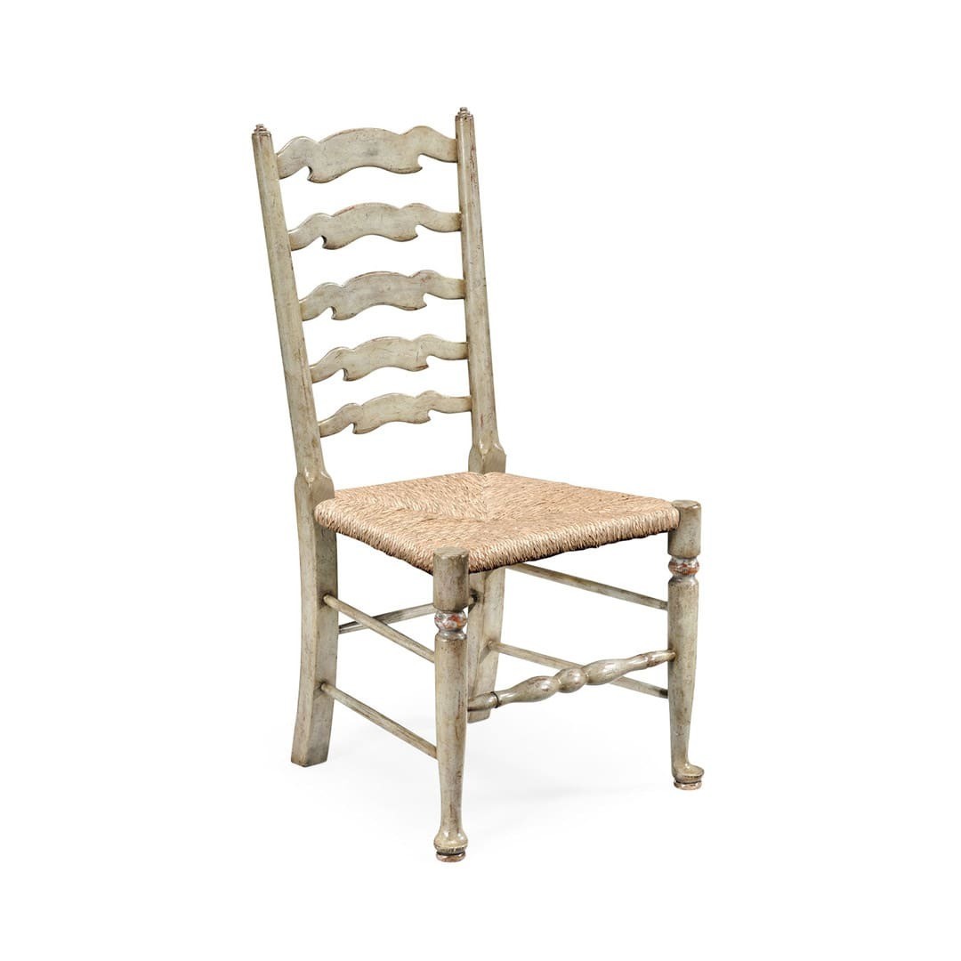 Стул Grey painted ladder back (Side)