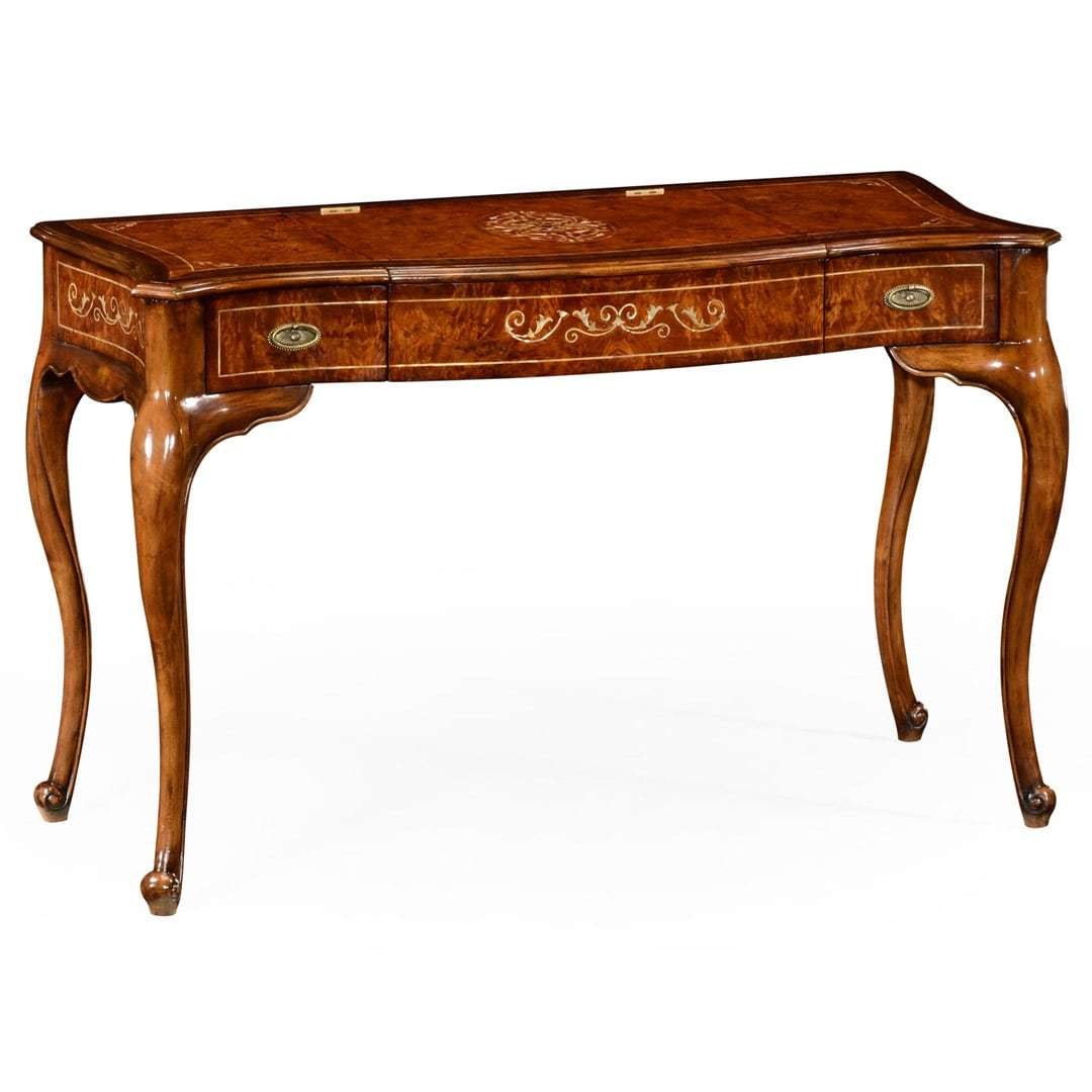 Туалетный столик Burl & mother of pearl dressing table with hinged mirror