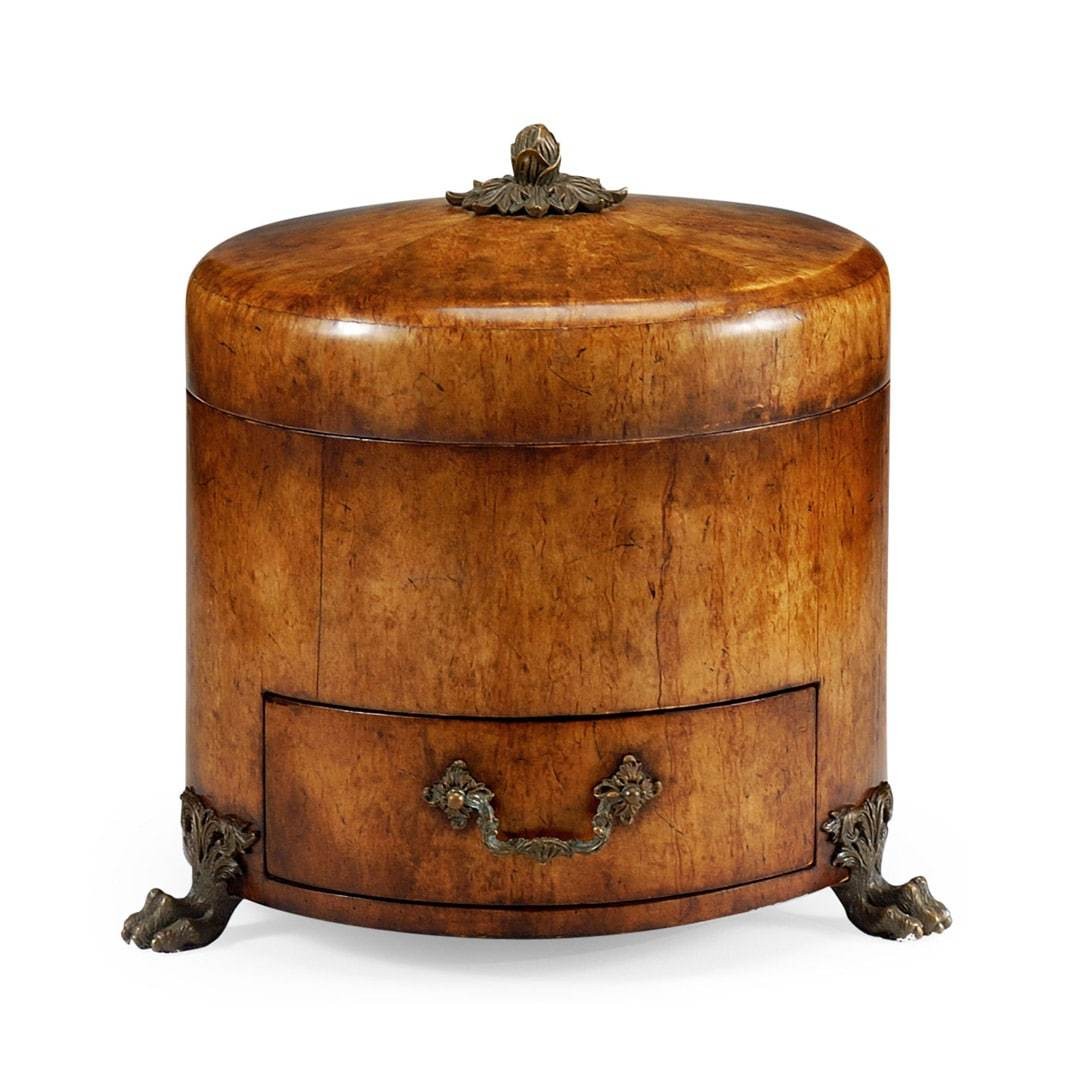 Шкатулка Round Masur Birch