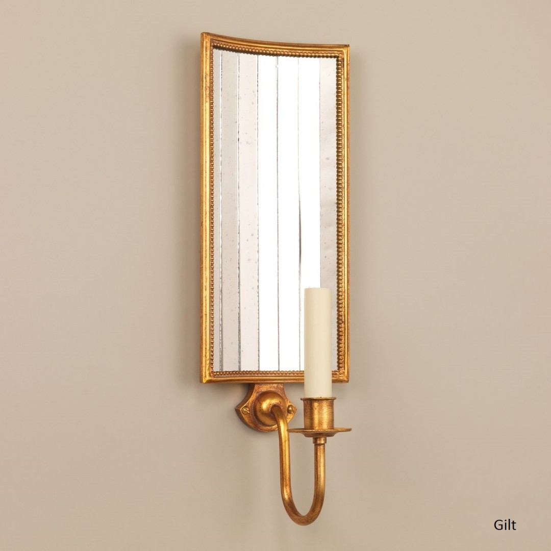 Tole & Mirror Wall Light