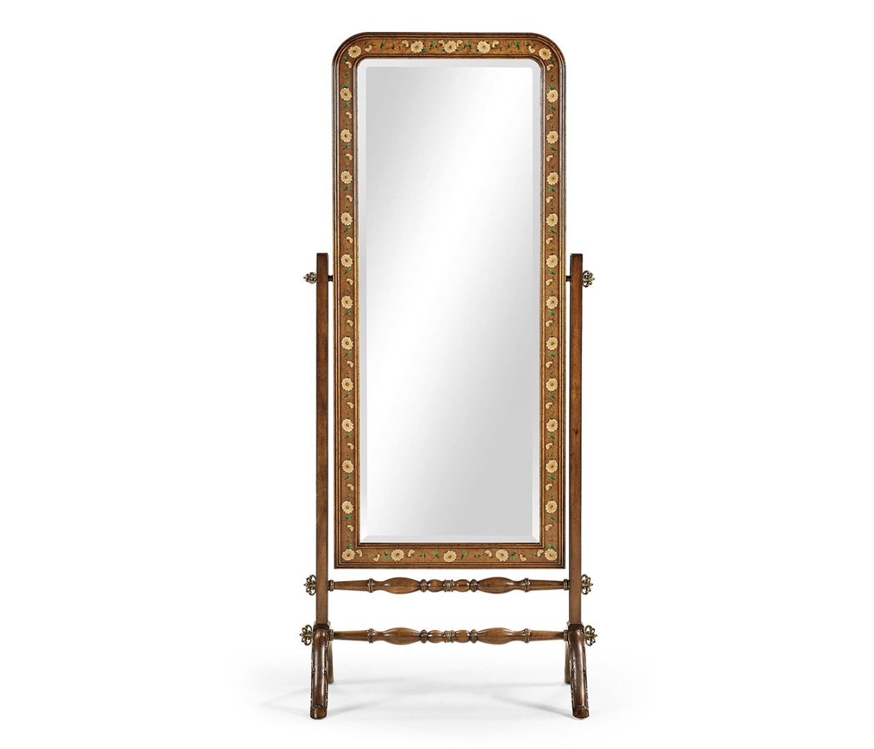 Зеркало Satinwood & Painted Cheval Mirror