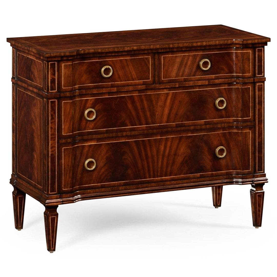 Комод Regency style mahogany reverse breakfront